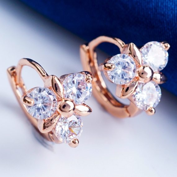 trefoil-shaped-purple-clear-zircons-gold-plated-earrings-1