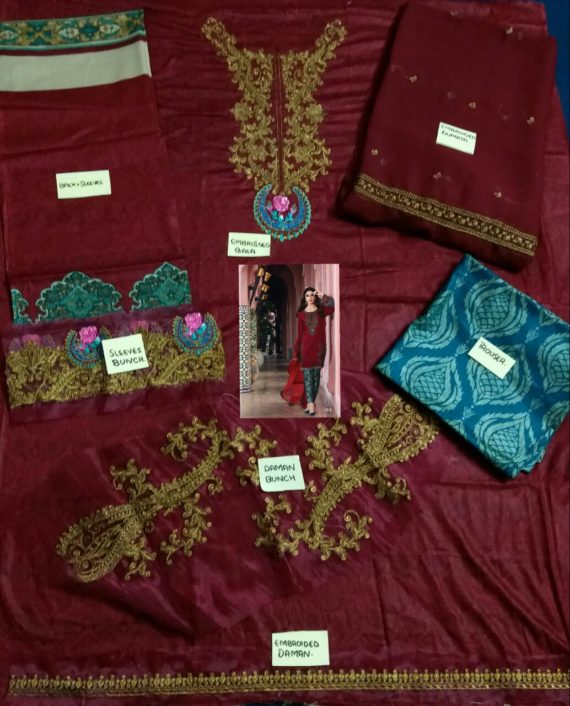 Maria.B Lawn Embroidered Collection Design B04 (2)