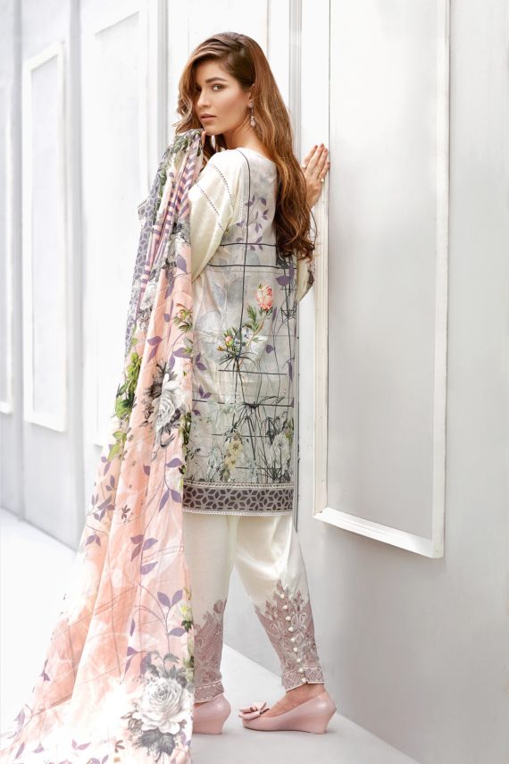 Baroque Lawn Embroidered Collection 2017 Daisy Lint (2)