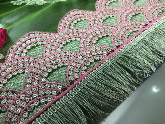Kashee’s Fashion Luxury Embroidered Fancy Suit Green (3)