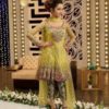 Kashee’s Fashion Luxury Embroidered Fancy Suit Yellow