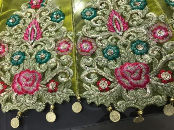 Kashee’s Fashion Luxury Embroidered Fancy Suit Yellow (2)