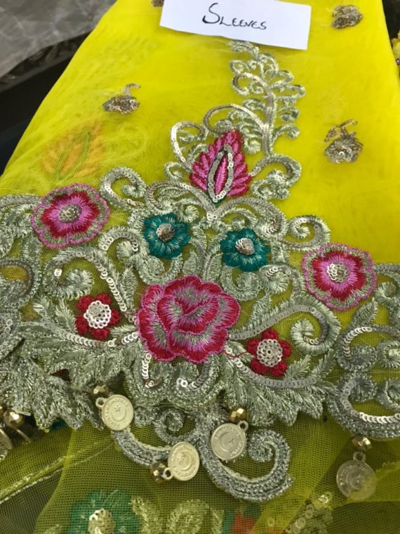 Kashee’s Fashion Luxury Embroidered Fancy Suit Yellow (3)
