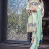 ANAYA Luxury Chiffon Embroidered Fancy Suit Aqua