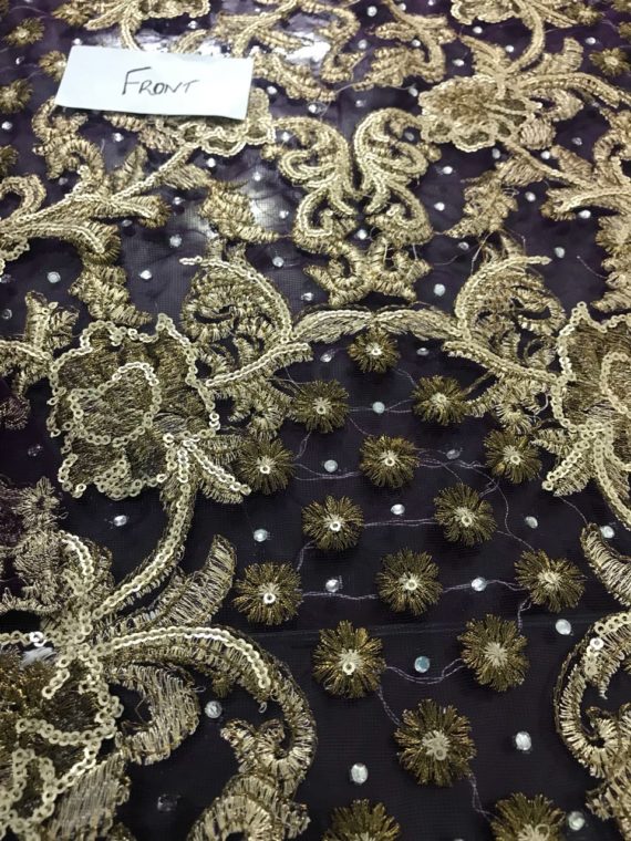 Kashee’s Fashion Luxury Embroidered Fancy Suit D-Purple (6)
