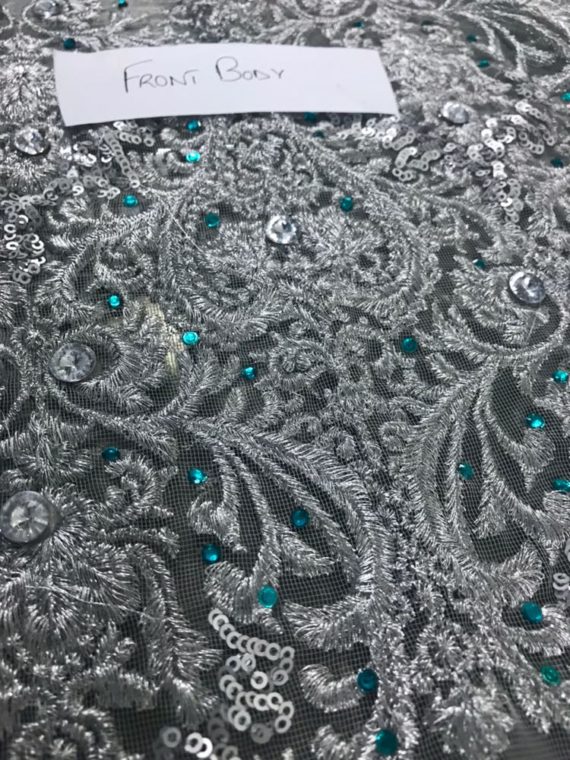 Sana Safinaz Silver Luxury Bridal Embroidered Fancy Suit (2)