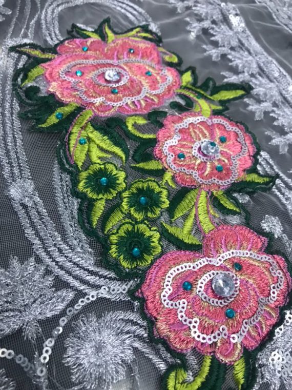 Sana Safinaz Silver Luxury Bridal Embroidered Fancy Suit (3)