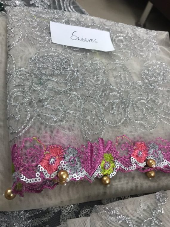 Sana Safinaz Silver Luxury Bridal Embroidered Fancy Suit (4)