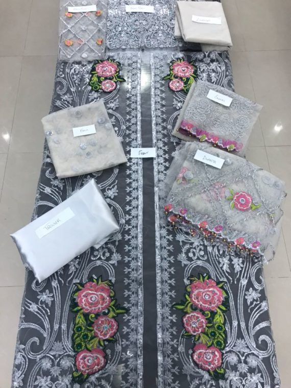 Sana Safinaz Silver Luxury Bridal Embroidered Fancy Suit (7)