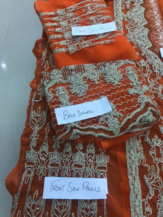 Asim Jofa Luxury Chiffon Embroidered Fancy Suit AJCLE-02 (2)