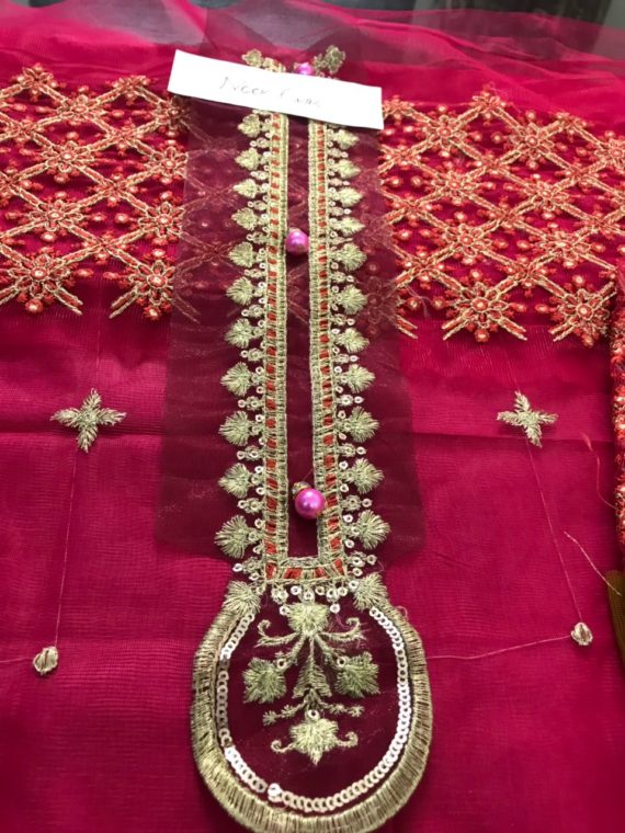 Maria.B Mbroidered Collection BD-07 Fancy Embroidered Suit (4)