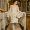 Maria.B Unstitched MBROIDERED Fancy Collection Ivory