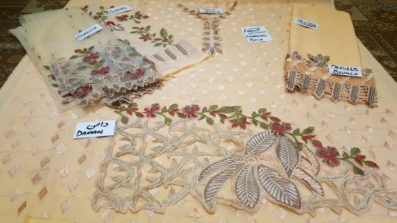 MARYAM’s Chiffon Embroidered Fancy Suit Peachy Perfect (6)
