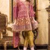 MARYAM’s Chiffon Embroidered Fancy Suit Pink