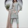 Chantelle Embroidered Chiffon Collection Ornament Blue