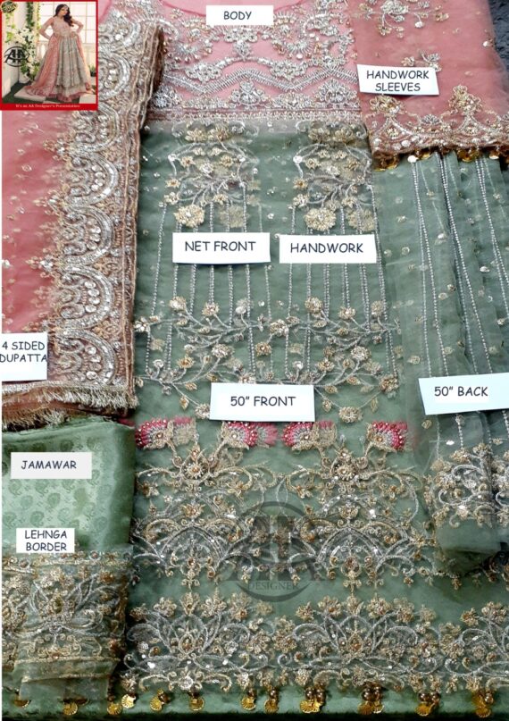 Aisha Imran Bridal Wear Net Embroidered Suit 2020 (1)