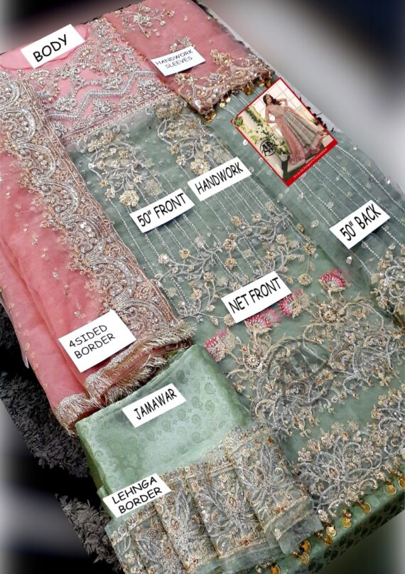 Aisha Imran Bridal Wear Net Embroidered Suit 2020 (2)
