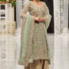 Aisha Imran Fancy Bridal Wear Green & Gold