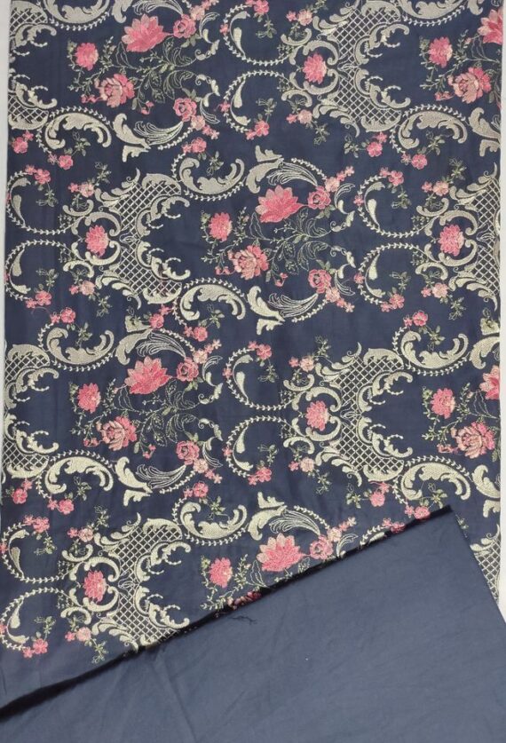 Bareezah Embroidered Lawn Collection 2PC Black