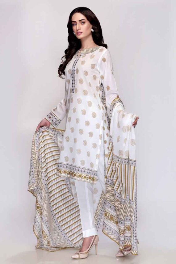 Gul Ahmed 2PC Printed Lawn Suit CL-672 A (2)