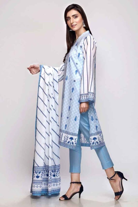 Gul Ahmed 2PC Printed Lawn Suit CL-673 A (2)