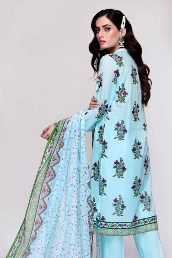 Gul Ahmed 2PC Printed Lawn Suit CL-683 B (2)