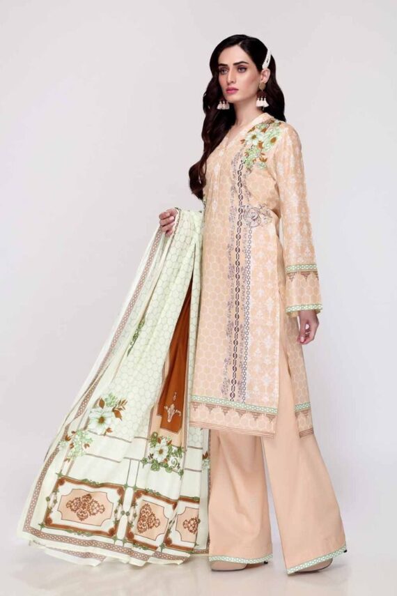 Gul Ahmed 2PC Printed Lawn Suit CL-755 B (2)