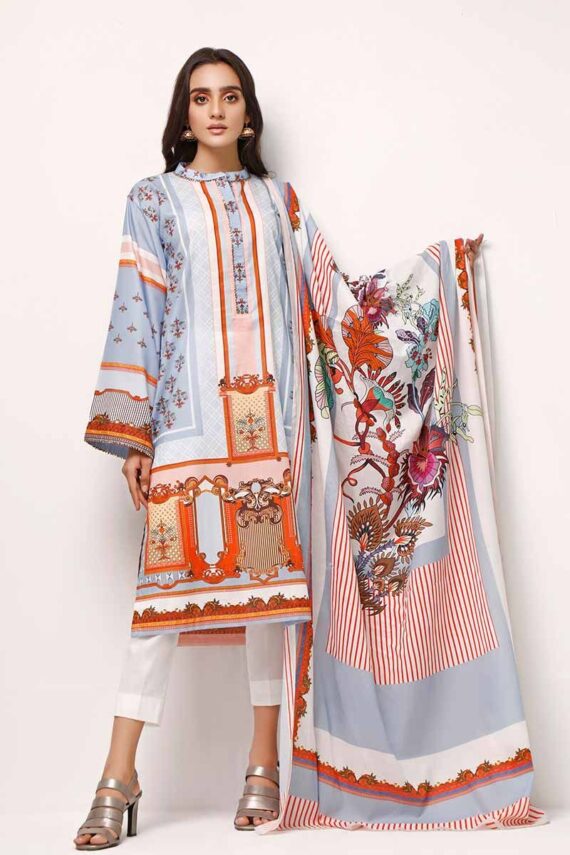 Gul Ahmed 2PC Printed Lawn Suit TLP-06A (1)