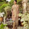 Mina Hassan Fancy Embroidered Chiffon Suit Fawn